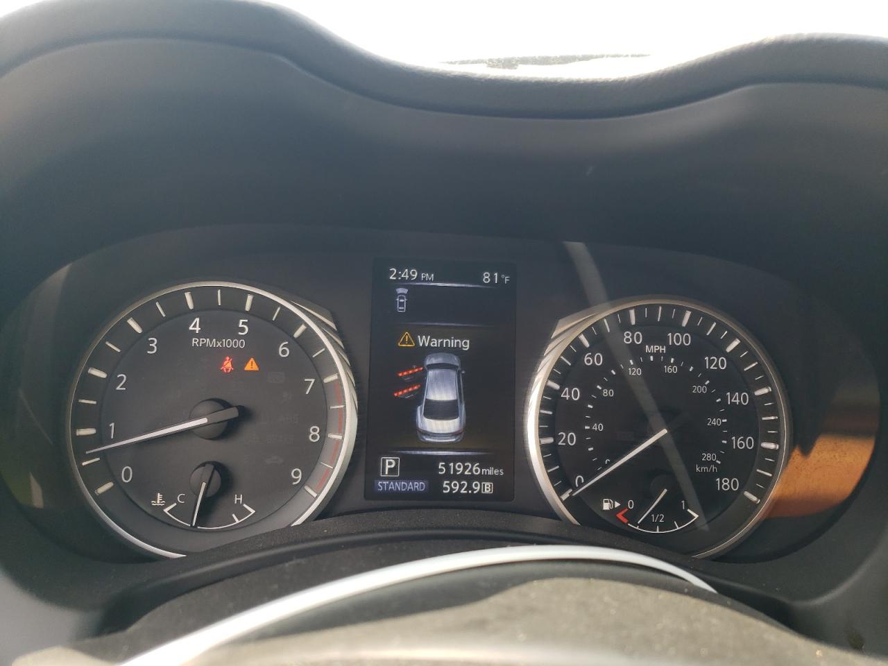 2019 Infiniti Q50 Luxe Black vin: JN1EV7AR6KM552968