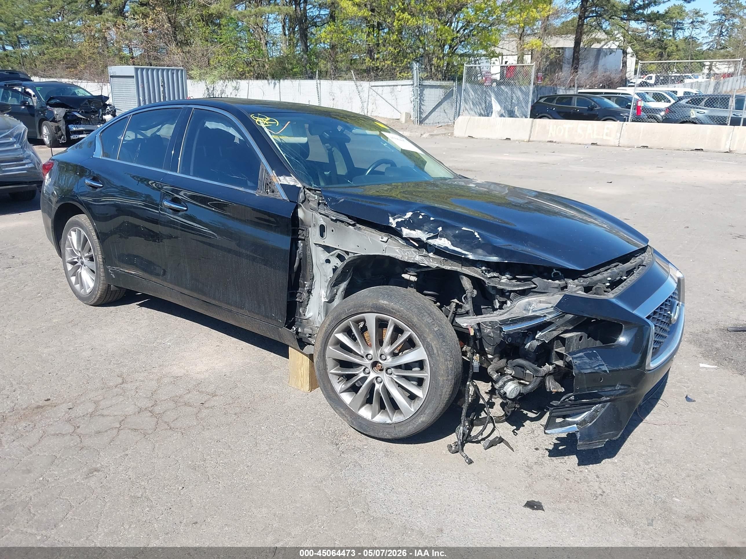 2020 Infiniti Q50 Luxe Awd Black vin: JN1EV7AR6LM251912