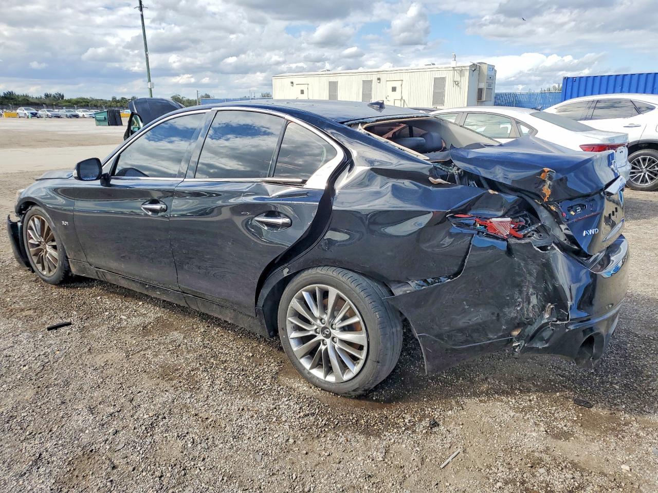 2020 Infiniti Q50 Black vin: JN1EV7AR6LM253823