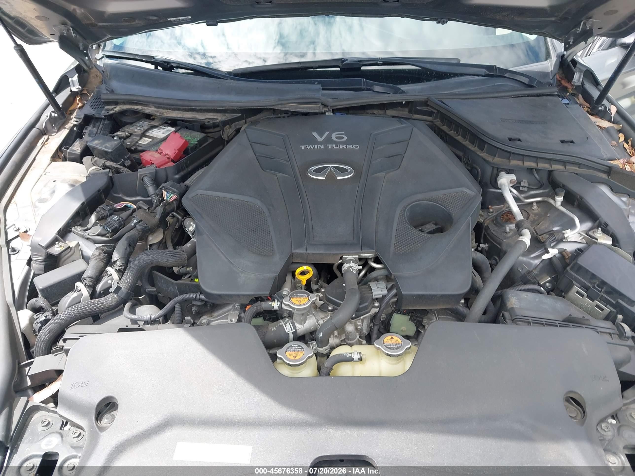 2019 Infiniti Q50 3.0t Luxe Gray vin: JN1EV7AR7KM552834