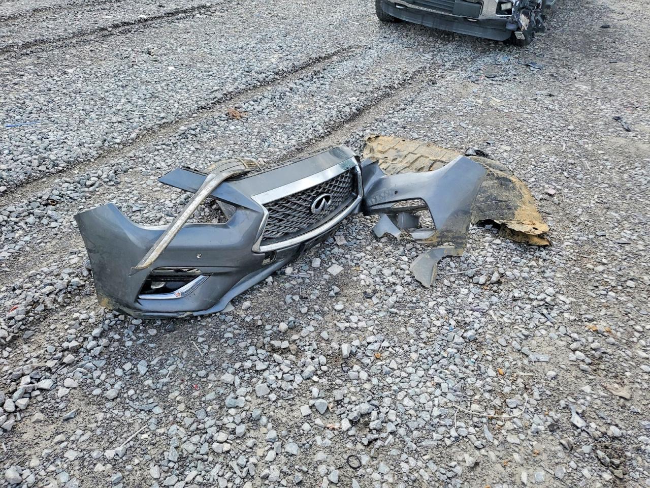 2019 Infiniti Q50 3.0t Luxe Gray vin: JN1EV7AR7KM553420