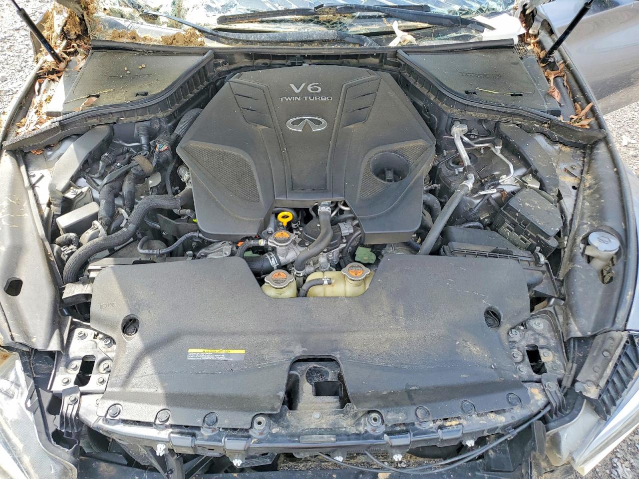 2019 Infiniti Q50 3.0t Luxe Gray vin: JN1EV7AR7KM553420