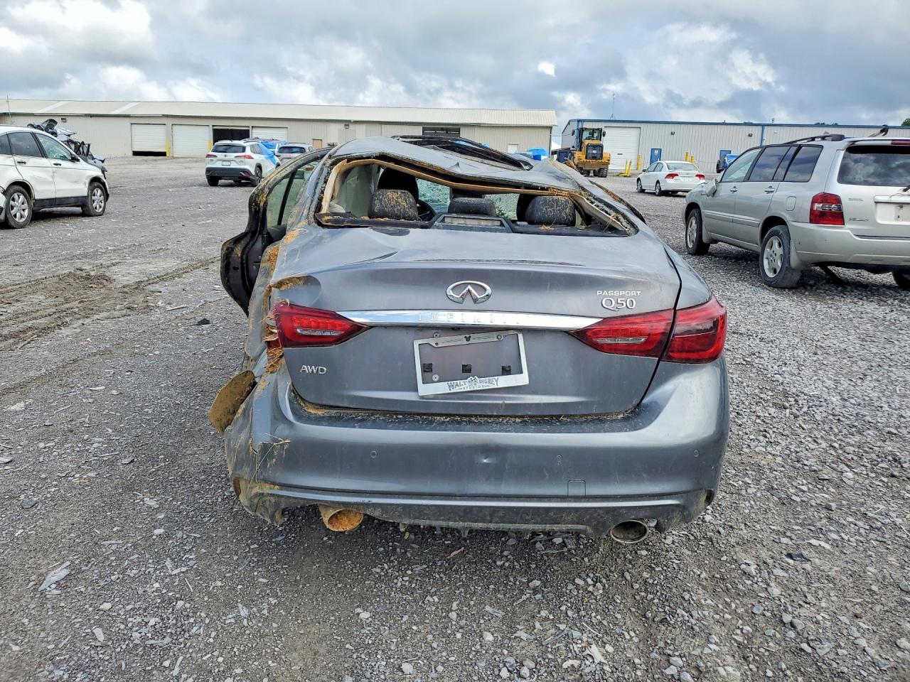 2019 Infiniti Q50 3.0t Luxe Gray vin: JN1EV7AR7KM553420