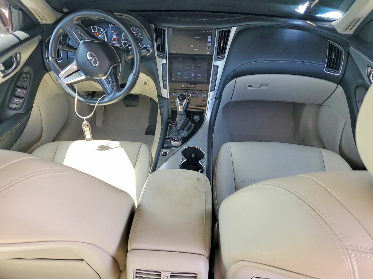 2019 Infiniti Q50 3.0t Luxe Black vin: JN1EV7AR7KM593576