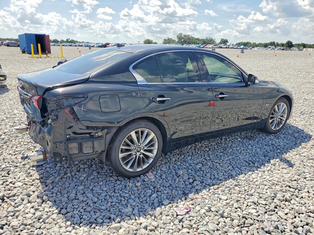 2019 Infiniti Q50 3.0t Luxe Black vin: JN1EV7AR7KM593576