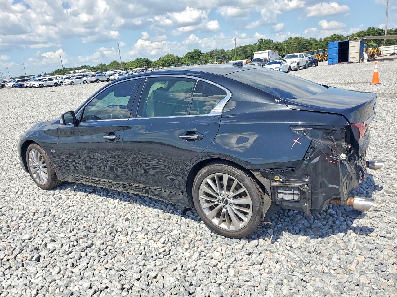 2019 Infiniti Q50 3.0t Luxe Black vin: JN1EV7AR7KM593576