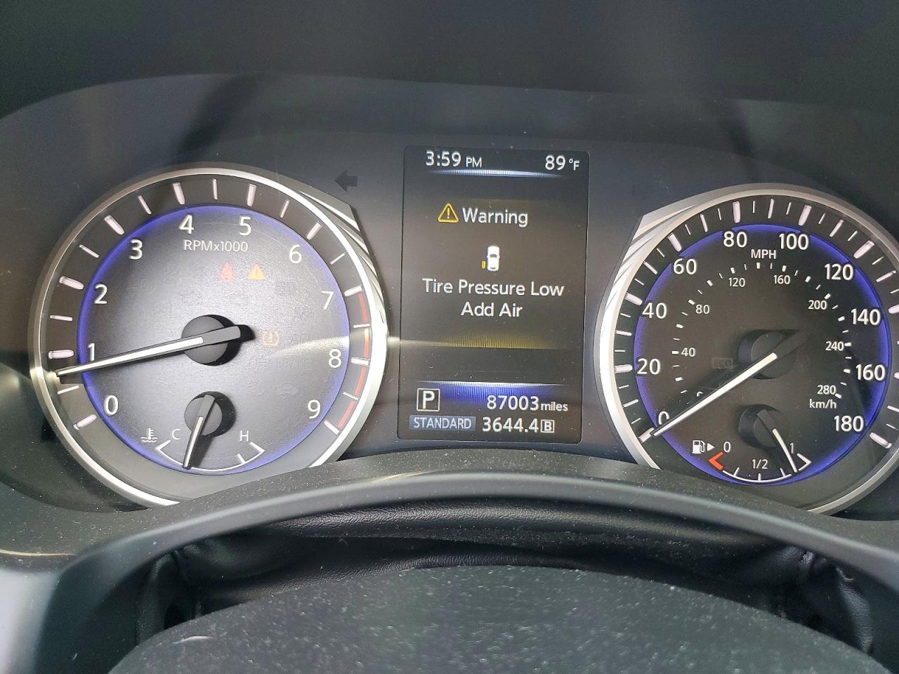 2016 Infiniti Q50 3.0t Premium Blue vin: JN1EV7AR8GM343044