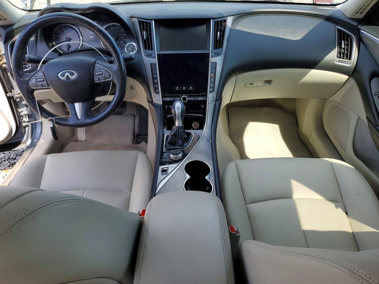 2016 Infiniti Q50 3.0t Premium Blue vin: JN1EV7AR8GM343044