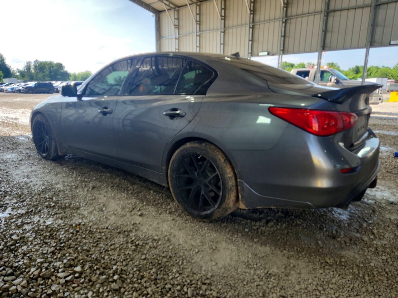 2016 Infiniti Q50 Silver vin: JN1EV7AR9GM345417