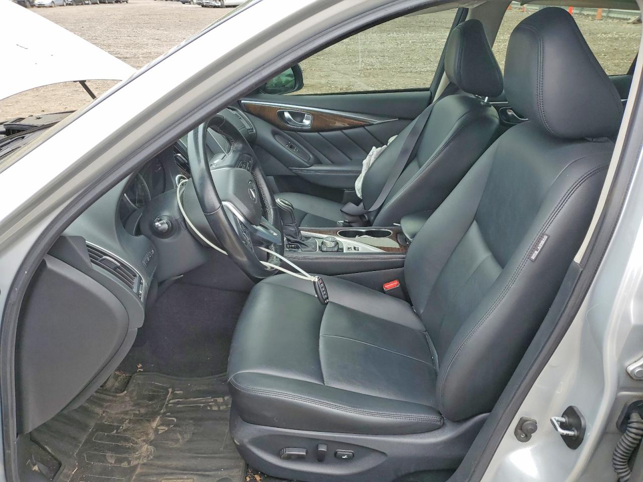 2018 Infiniti Q50 3.0t Luxe Silver vin: JN1EV7AR9JM433777