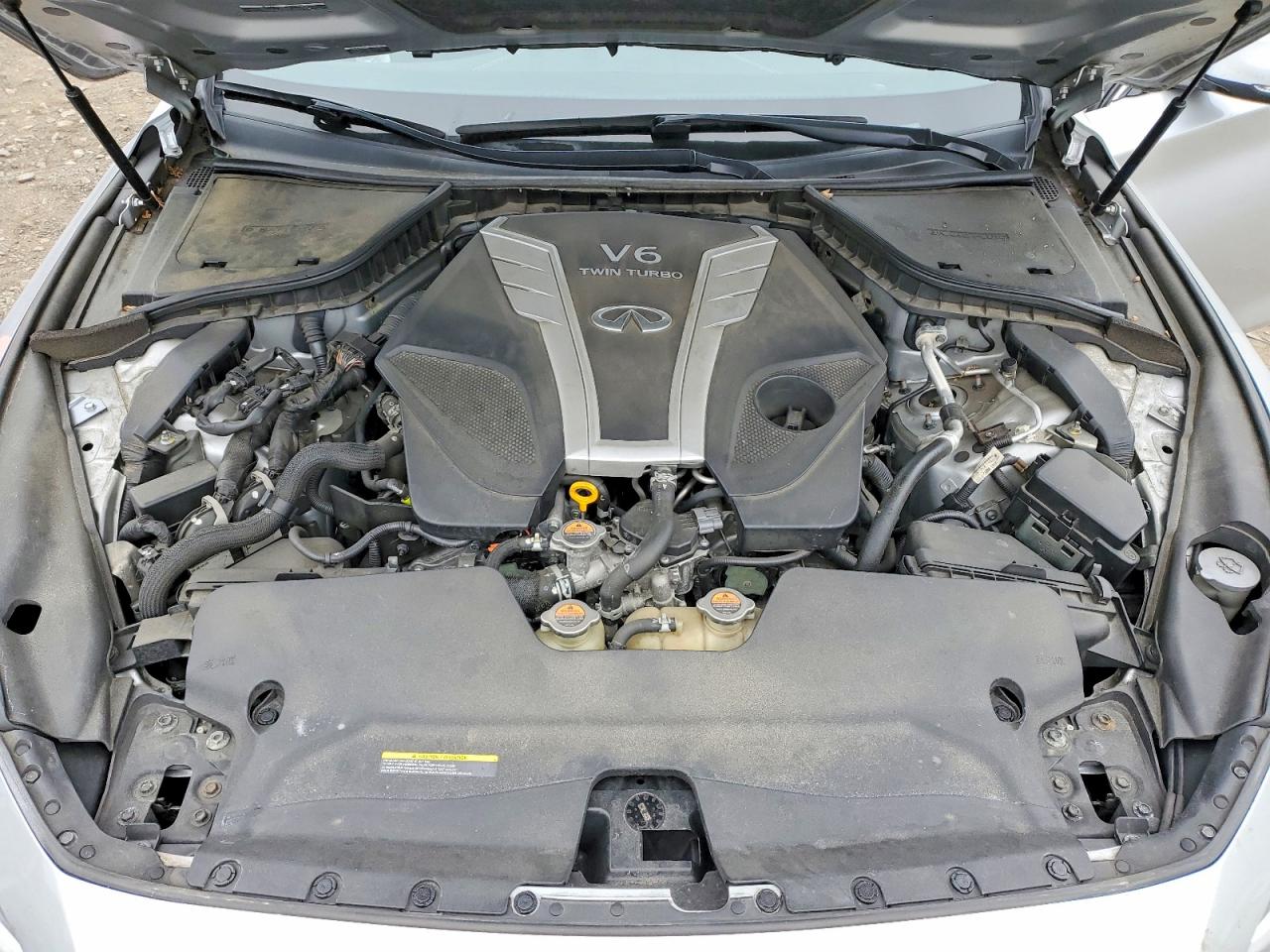 2018 Infiniti Q50 3.0t Luxe Silver vin: JN1EV7AR9JM433777
