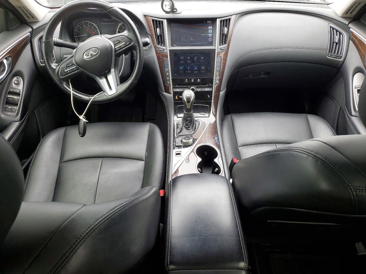 2018 Infiniti Q50 3.0t Luxe Silver vin: JN1EV7AR9JM433777