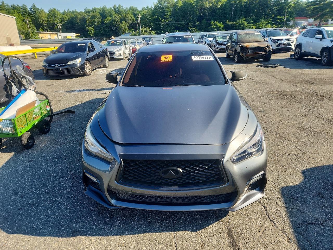 2018 Infiniti Q50 Luxe Gray vin: JN1EV7AR9JM436971