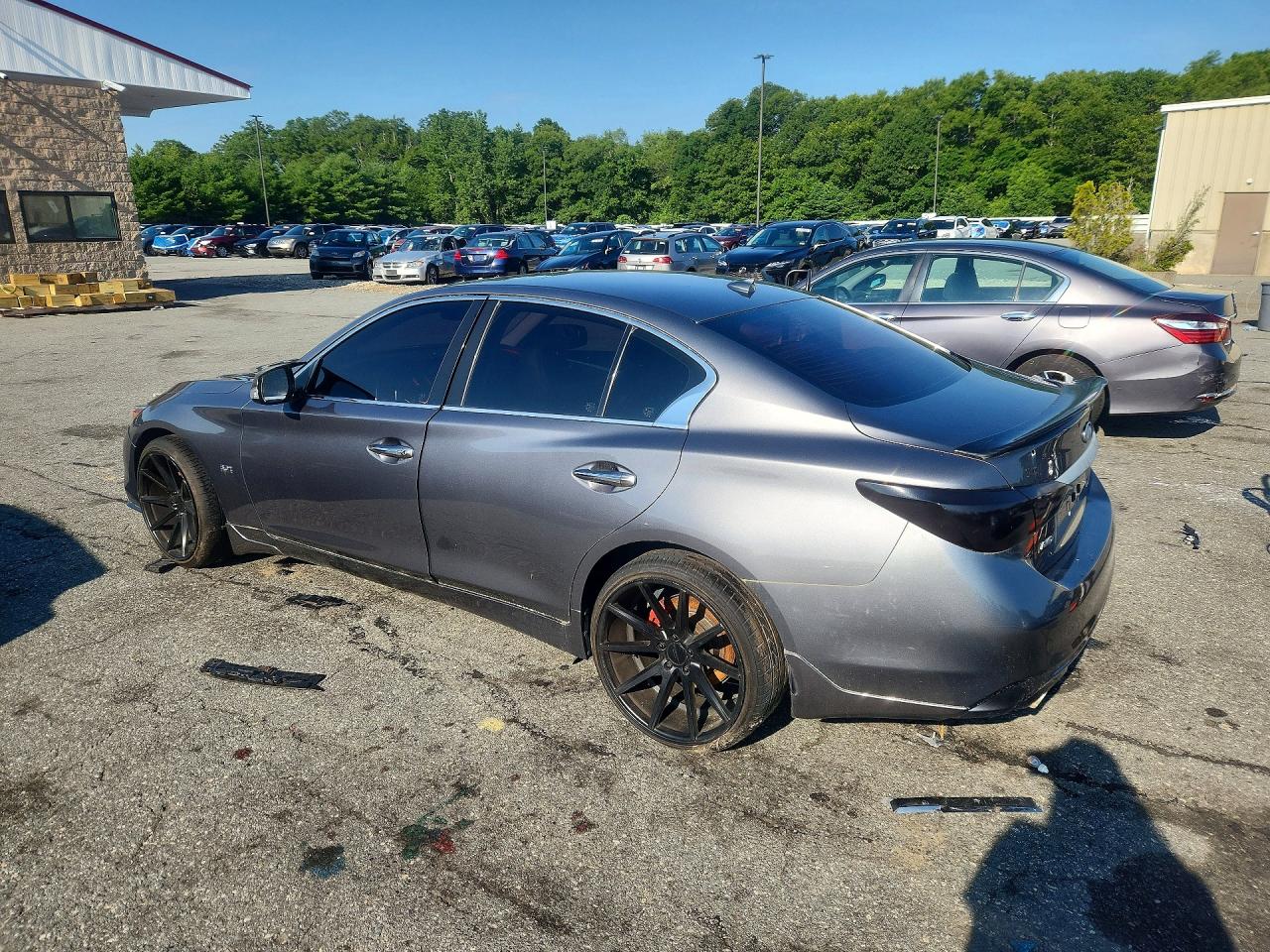 2018 Infiniti Q50 Luxe Gray vin: JN1EV7AR9JM436971