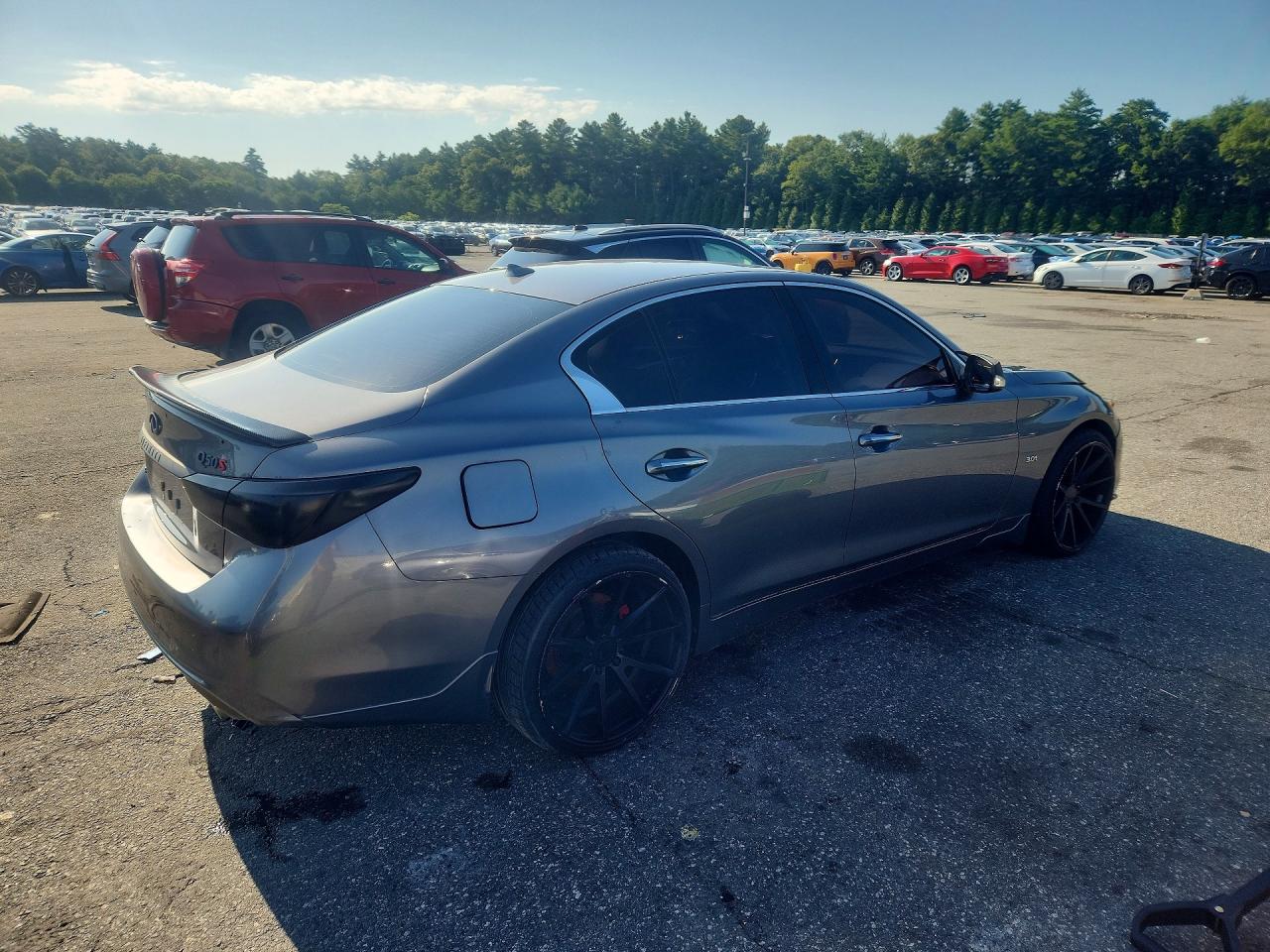 2018 Infiniti Q50 Luxe Gray vin: JN1EV7AR9JM436971