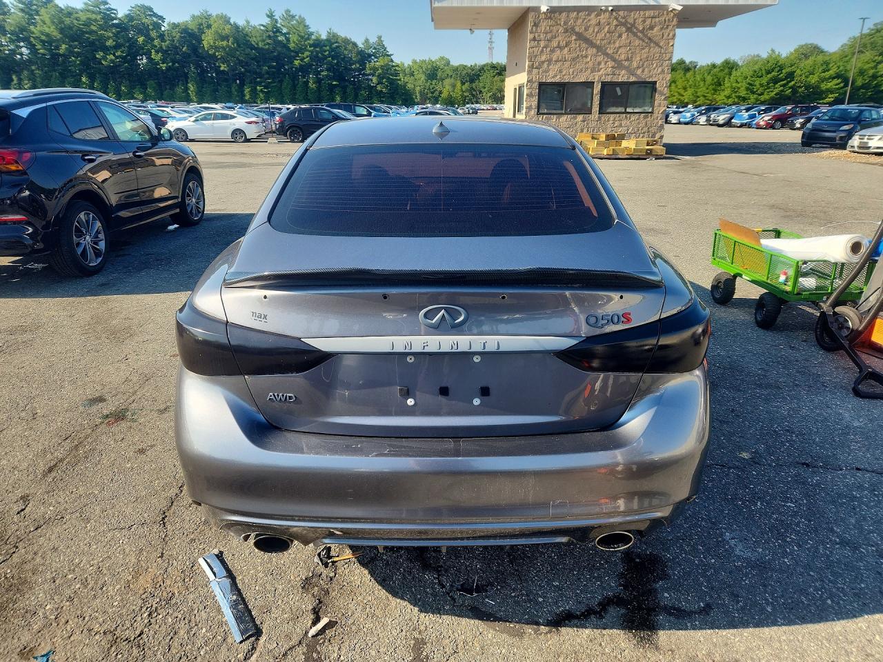2018 Infiniti Q50 Luxe Gray vin: JN1EV7AR9JM436971