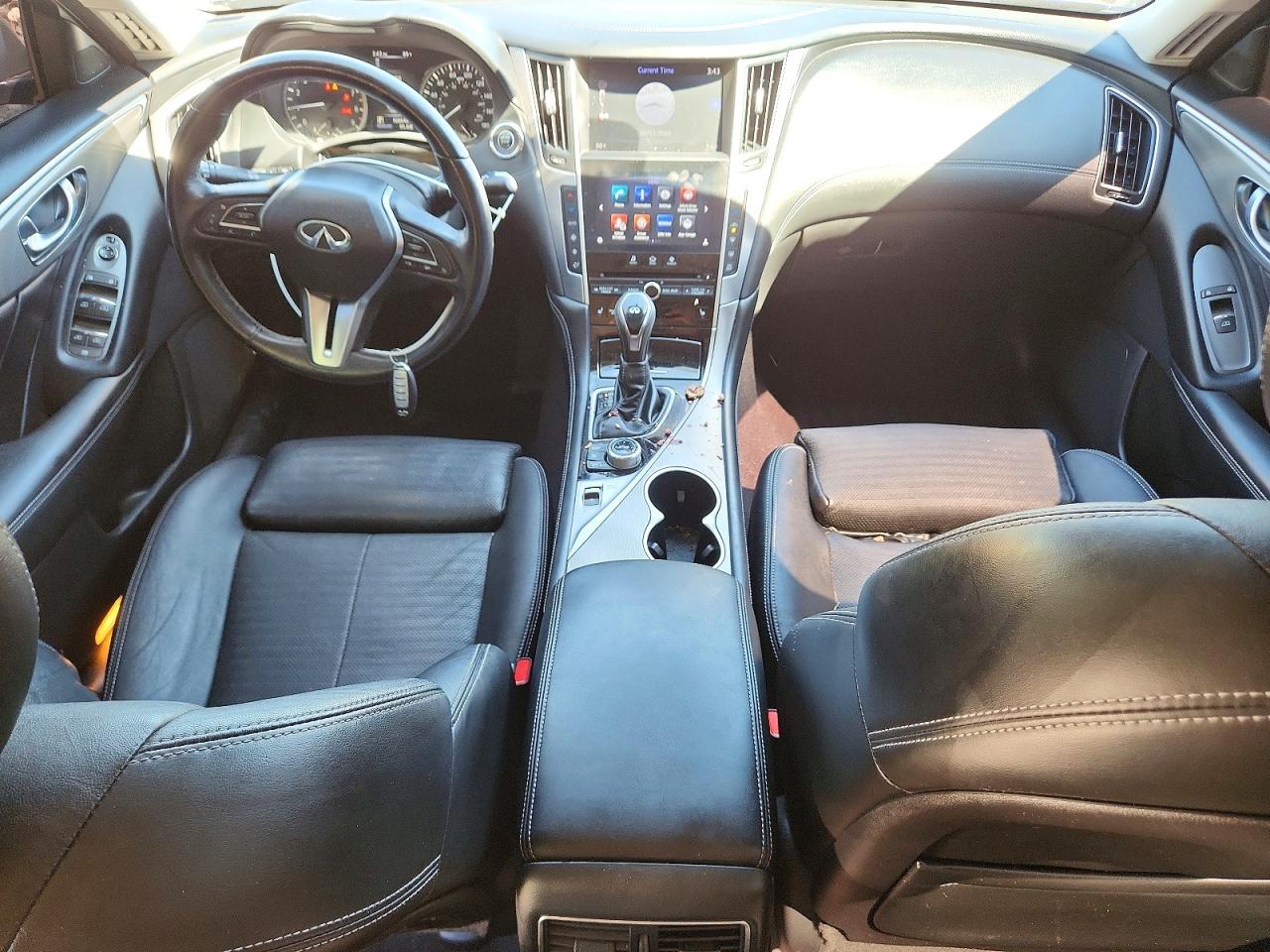 2019 Infiniti Q50 3.0t Signature Edition Blue vin: JN1EV7AR9KM592137