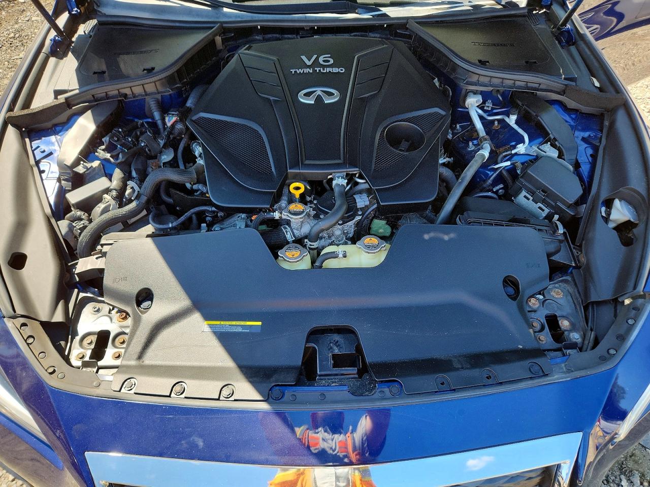 2019 Infiniti Q50 3.0t Signature Edition Blue vin: JN1EV7AR9KM592137