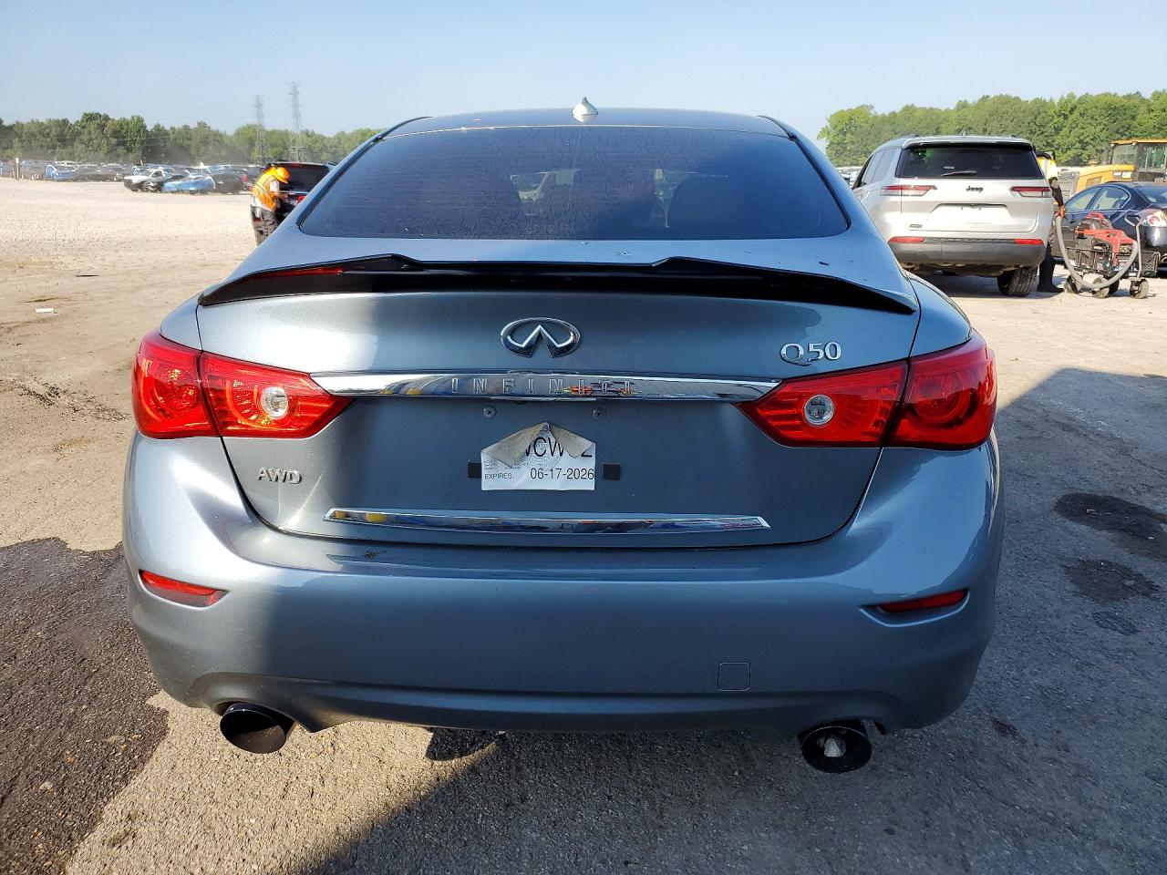 2017 Infiniti Q50 3.0t Premium Синий vin: JN1EV7ARXHM831655