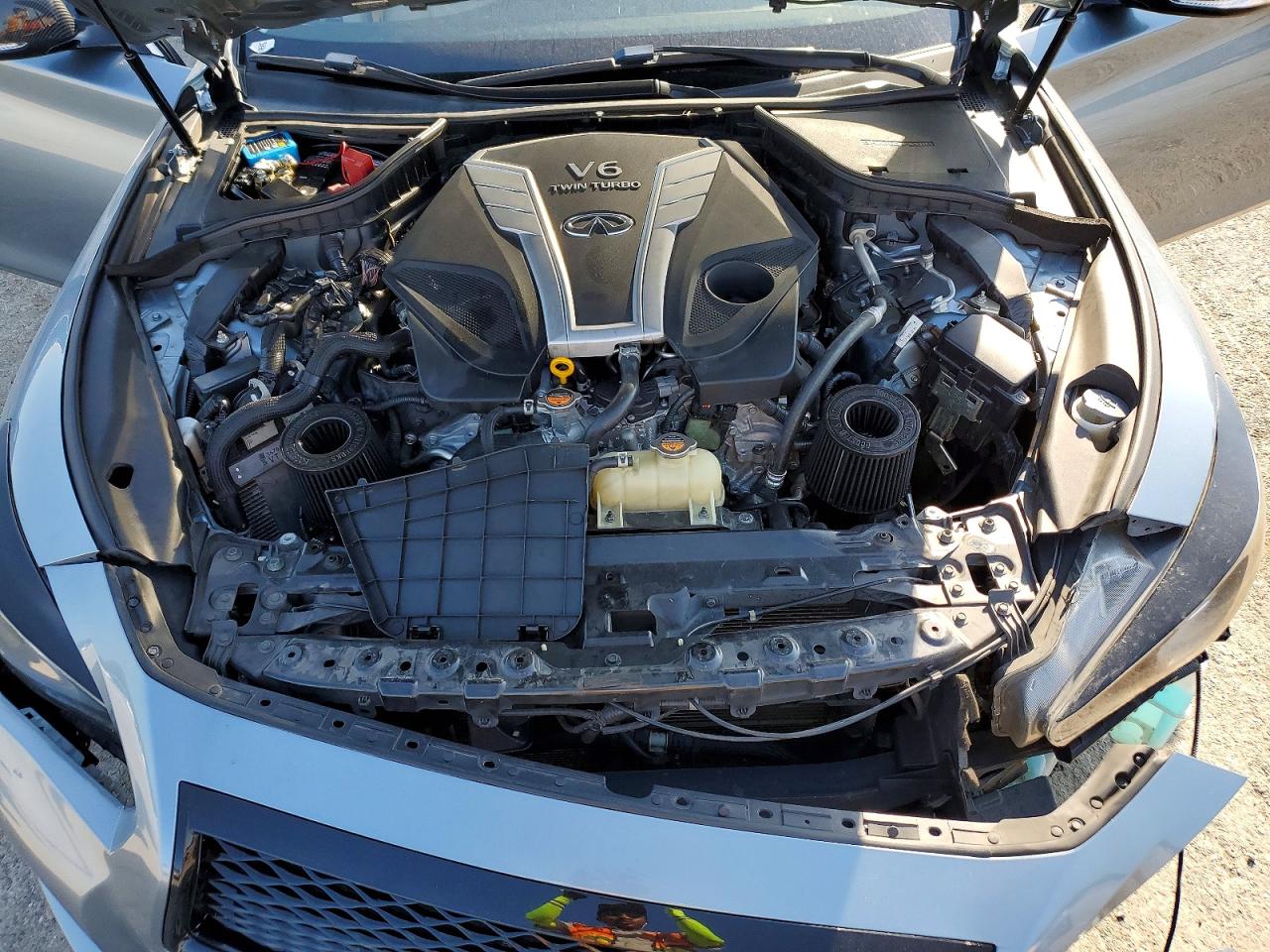 2017 Infiniti Q50 3.0t Premium Синий vin: JN1EV7ARXHM831655