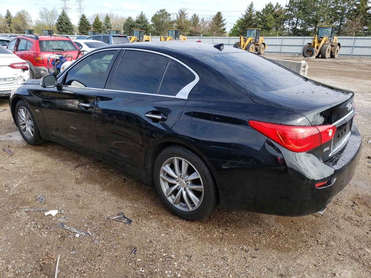2017 Infiniti Q50 Premium Черный vin: JN1EV7ARXHM836760