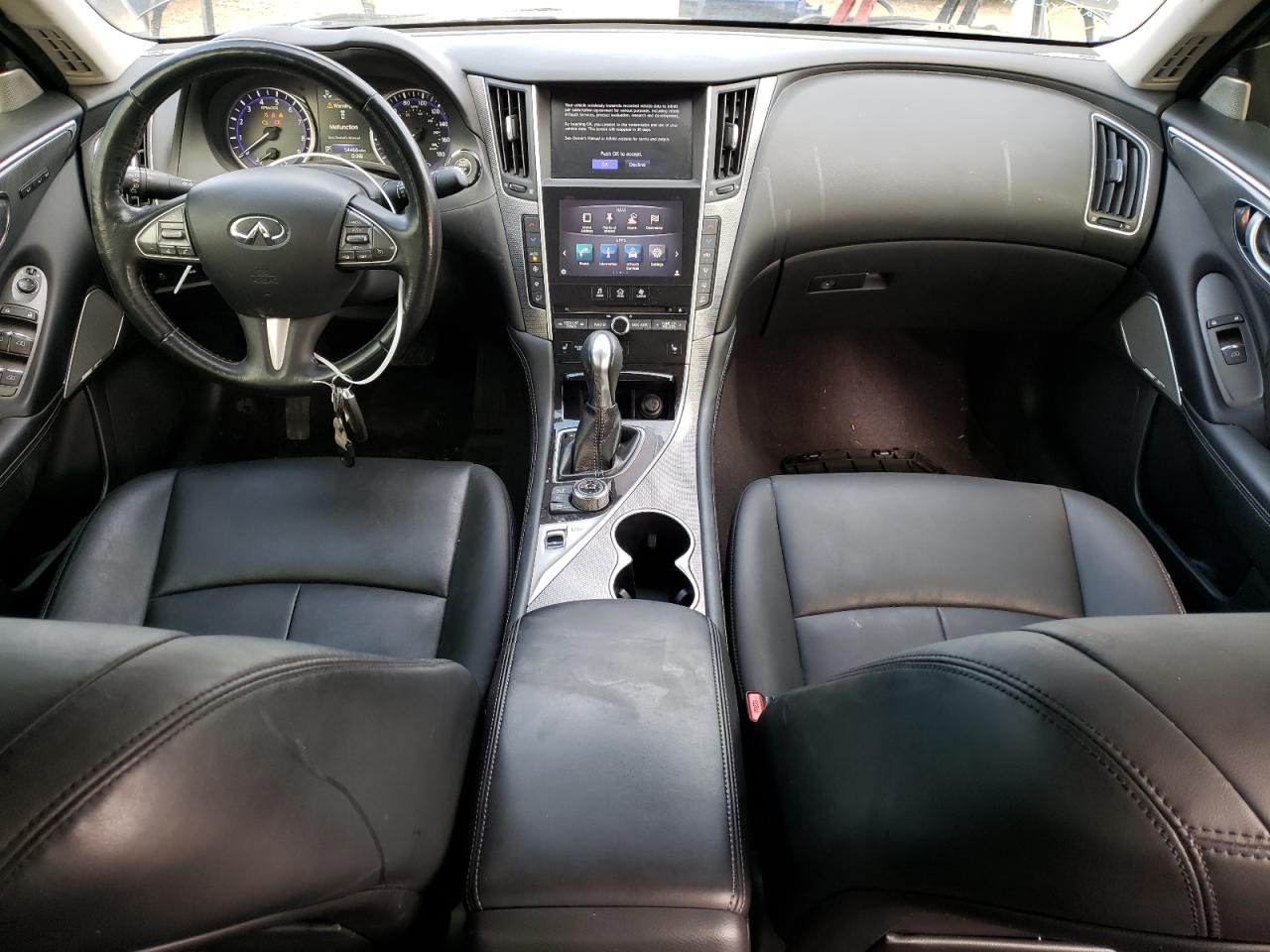 2017 Infiniti Q50 Premium Черный vin: JN1EV7ARXHM836760