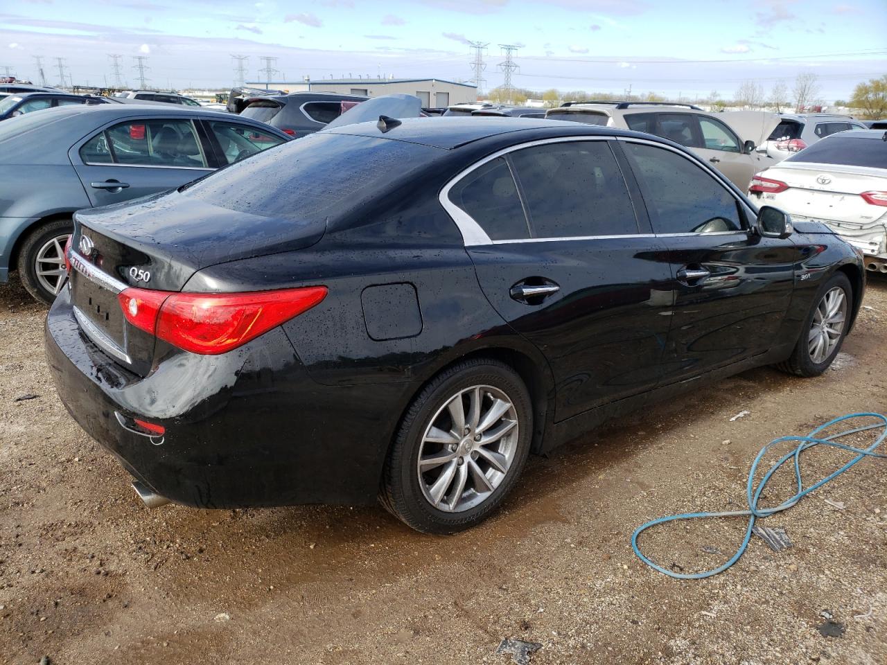 2017 Infiniti Q50 Premium Черный vin: JN1EV7ARXHM836760