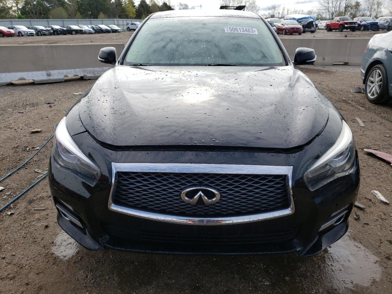 2017 Infiniti Q50 Premium Черный vin: JN1EV7ARXHM836760