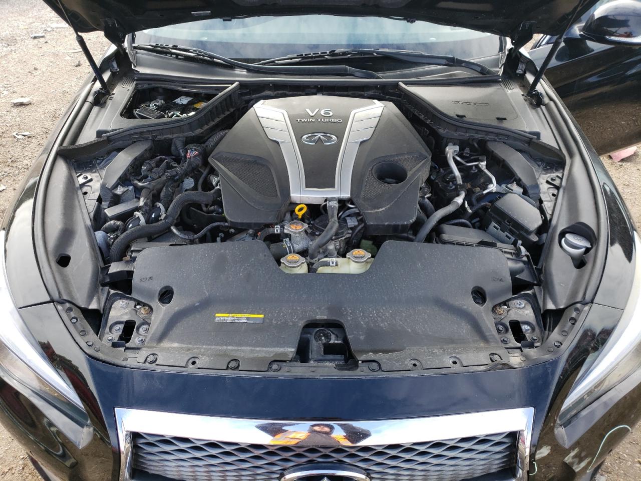 2017 Infiniti Q50 Premium Черный vin: JN1EV7ARXHM836760
