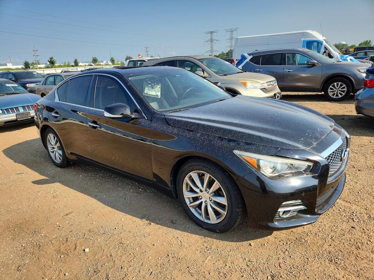 2017 Infiniti Q50 3.0t Premium Black vin: JN1EV7ARXHM836760