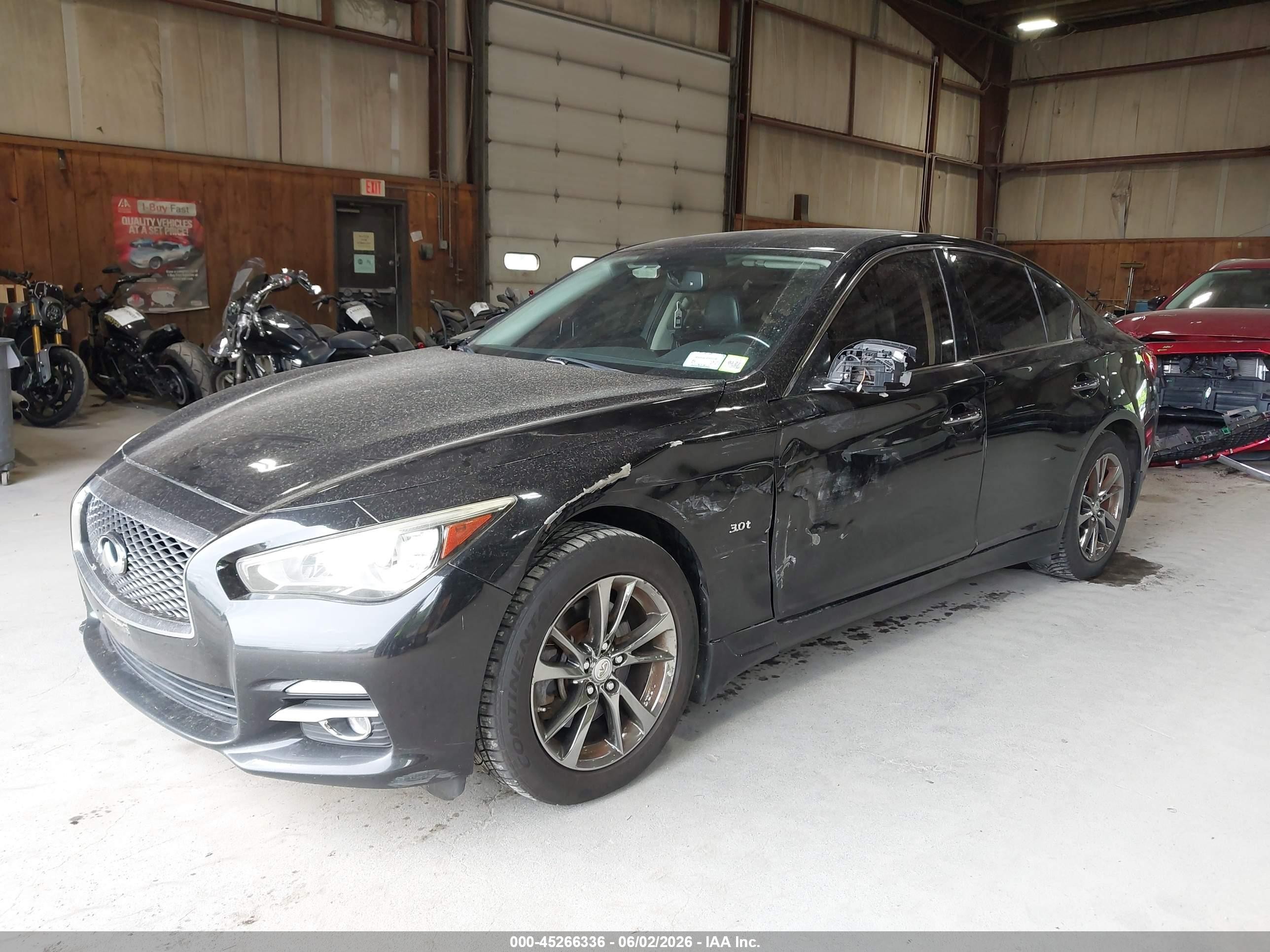 2017 Infiniti Q50 3.0t Signature Edition Black vin: JN1EV7ARXHM838878