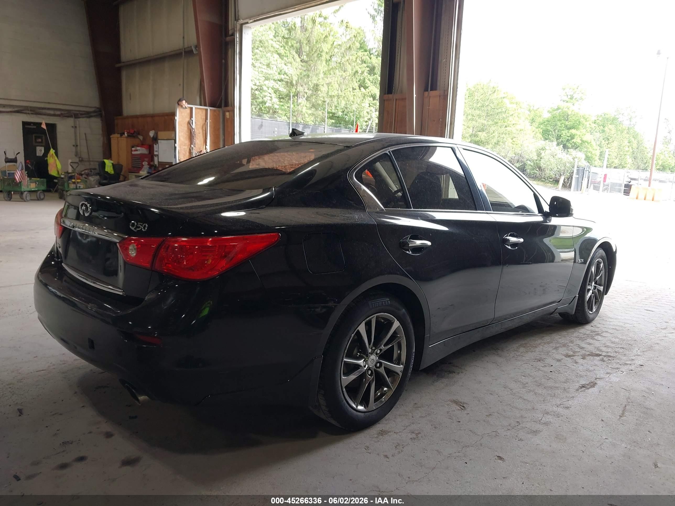 2017 Infiniti Q50 3.0t Signature Edition Black vin: JN1EV7ARXHM838878