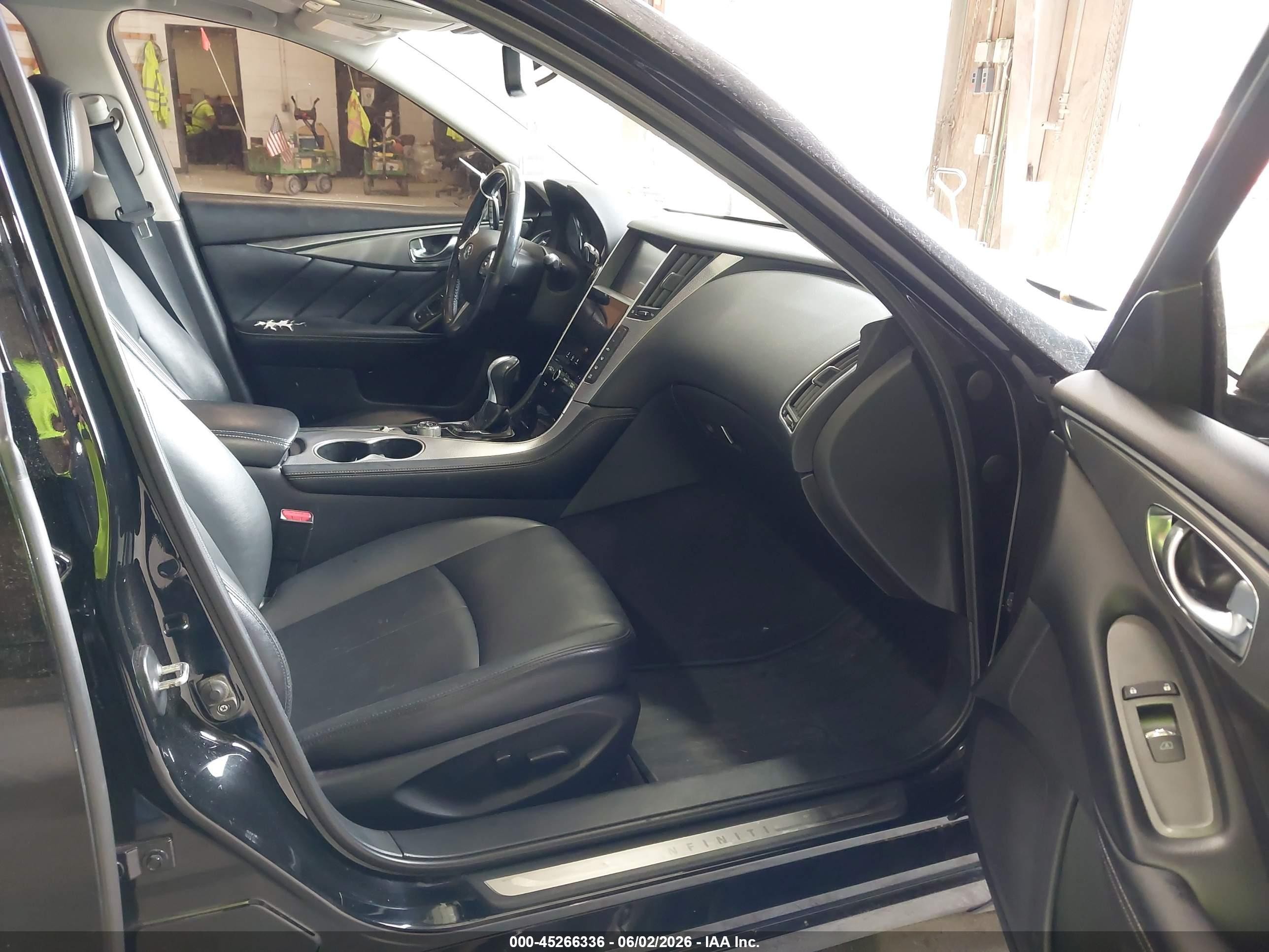 2017 Infiniti Q50 3.0t Signature Edition Black vin: JN1EV7ARXHM838878