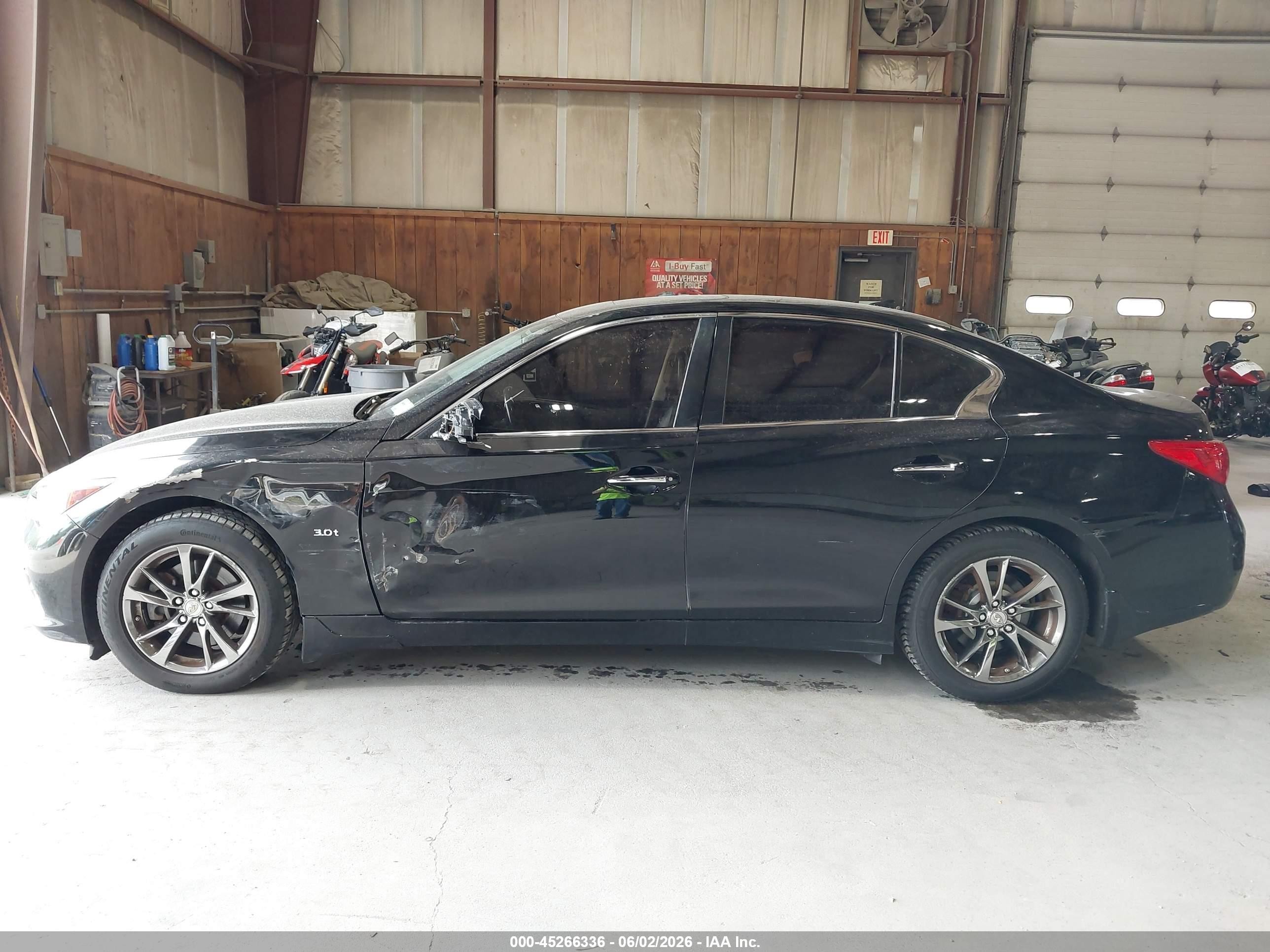 2017 Infiniti Q50 3.0t Signature Edition Black vin: JN1EV7ARXHM838878