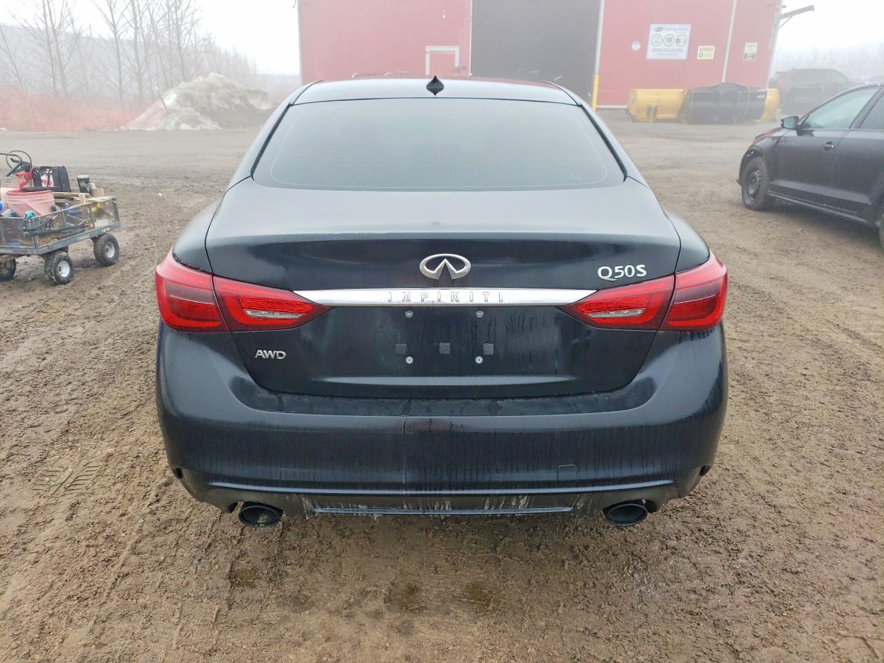 2018 Infiniti Q50 Luxe Black vin: JN1EV7ARXJM439555