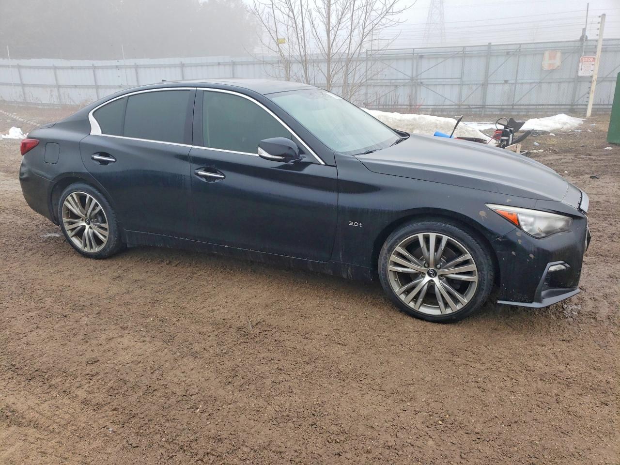 2018 Infiniti Q50 Luxe Black vin: JN1EV7ARXJM439555