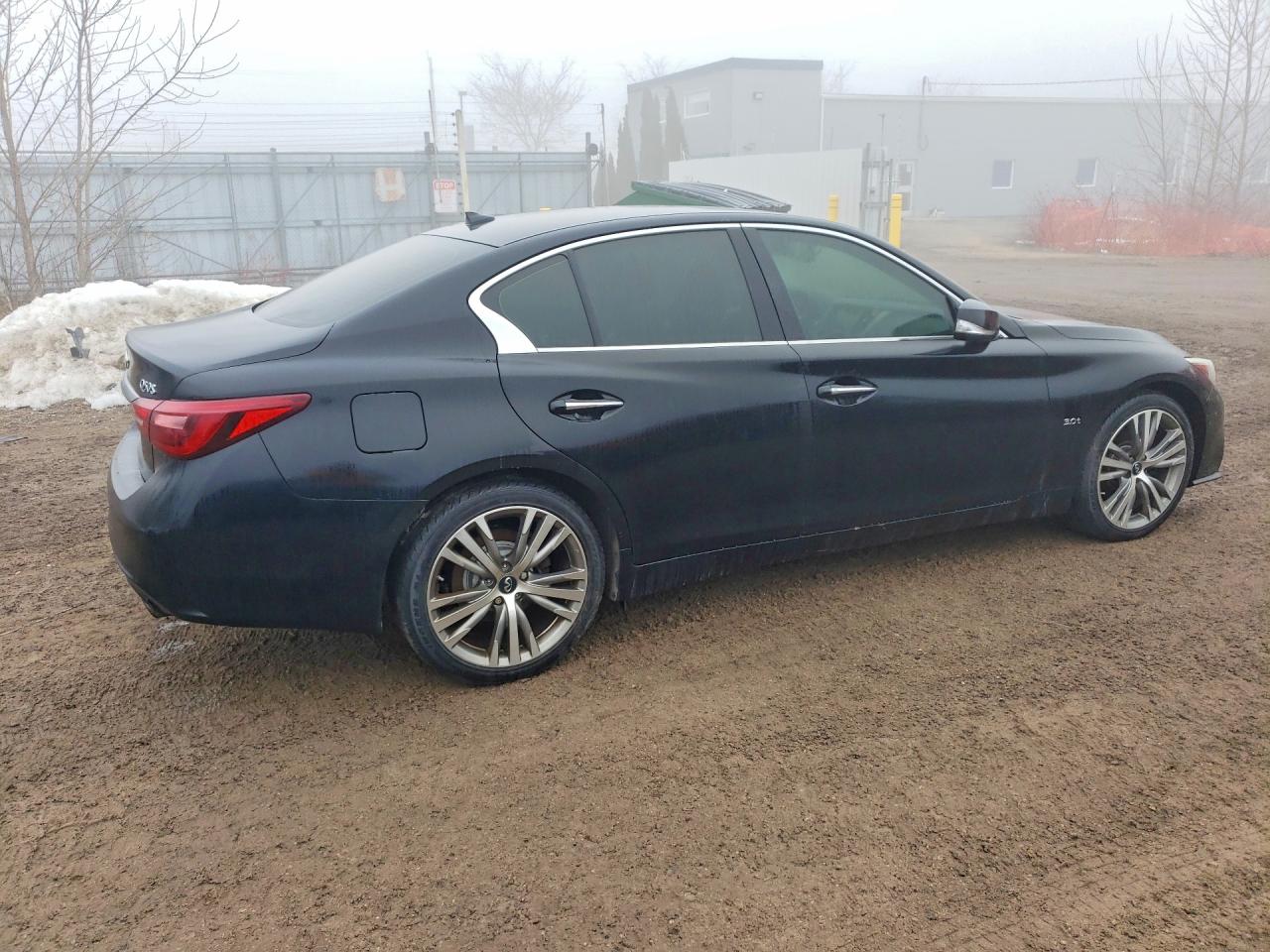 2018 Infiniti Q50 Luxe Black vin: JN1EV7ARXJM439555