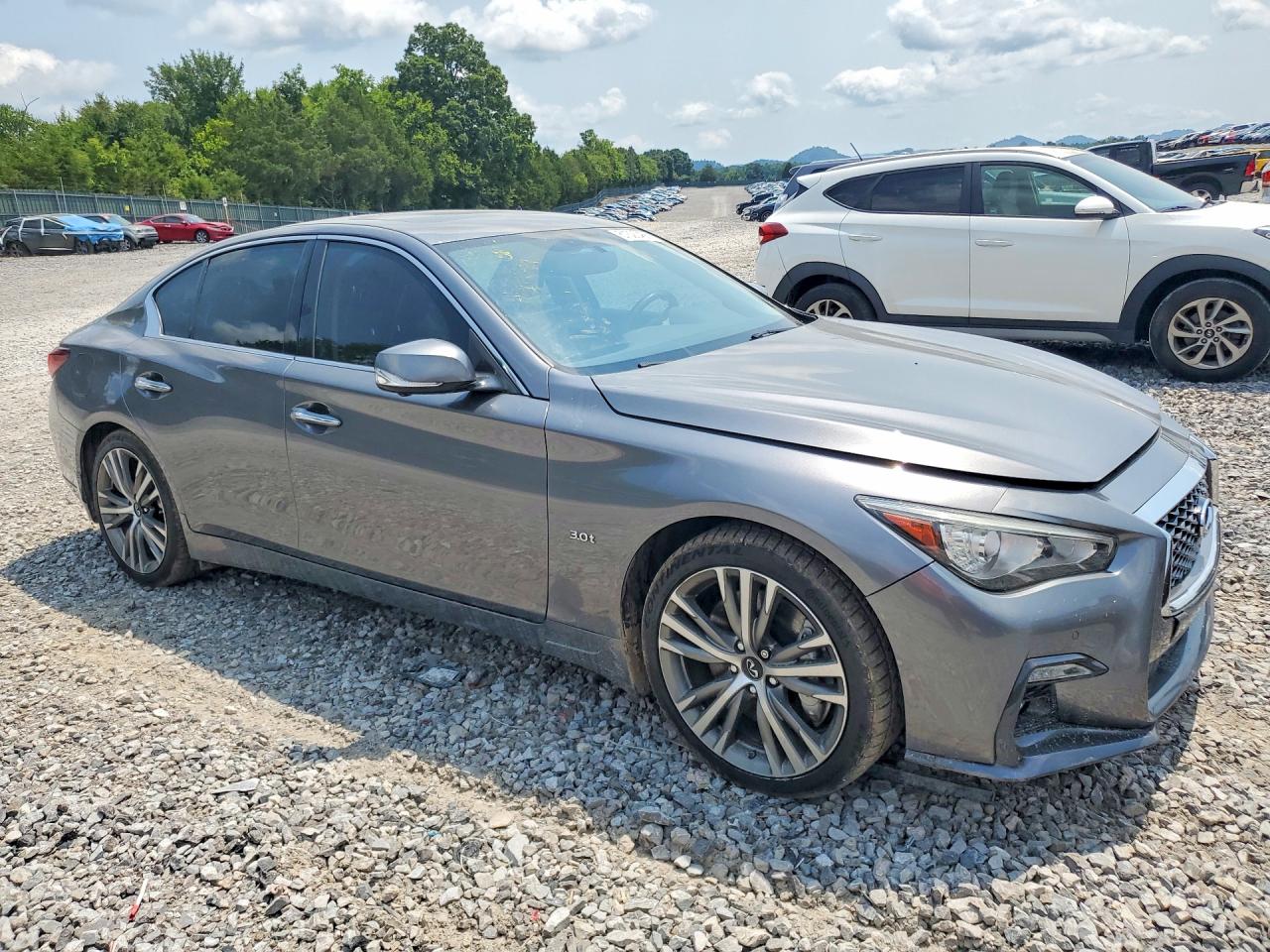 2019 Infiniti Q50 3.0t Sport Silver vin: JN1EV7ARXKM557669