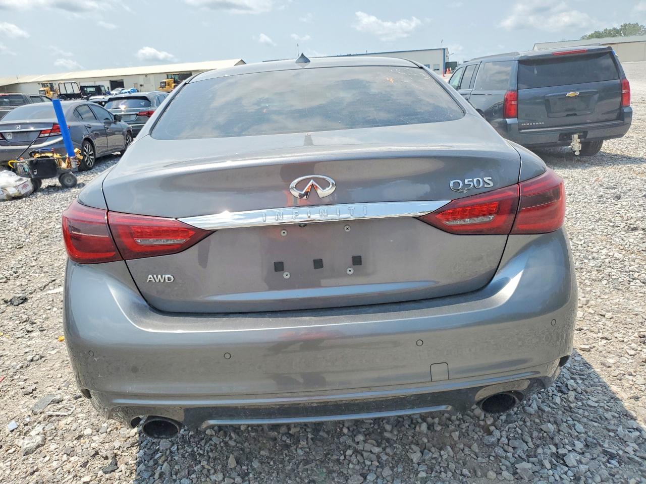 2019 Infiniti Q50 3.0t Sport Silver vin: JN1EV7ARXKM557669