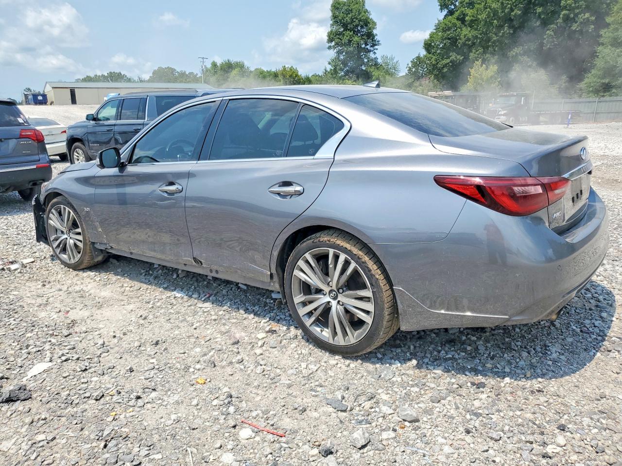 2019 Infiniti Q50 3.0t Sport Silver vin: JN1EV7ARXKM557669