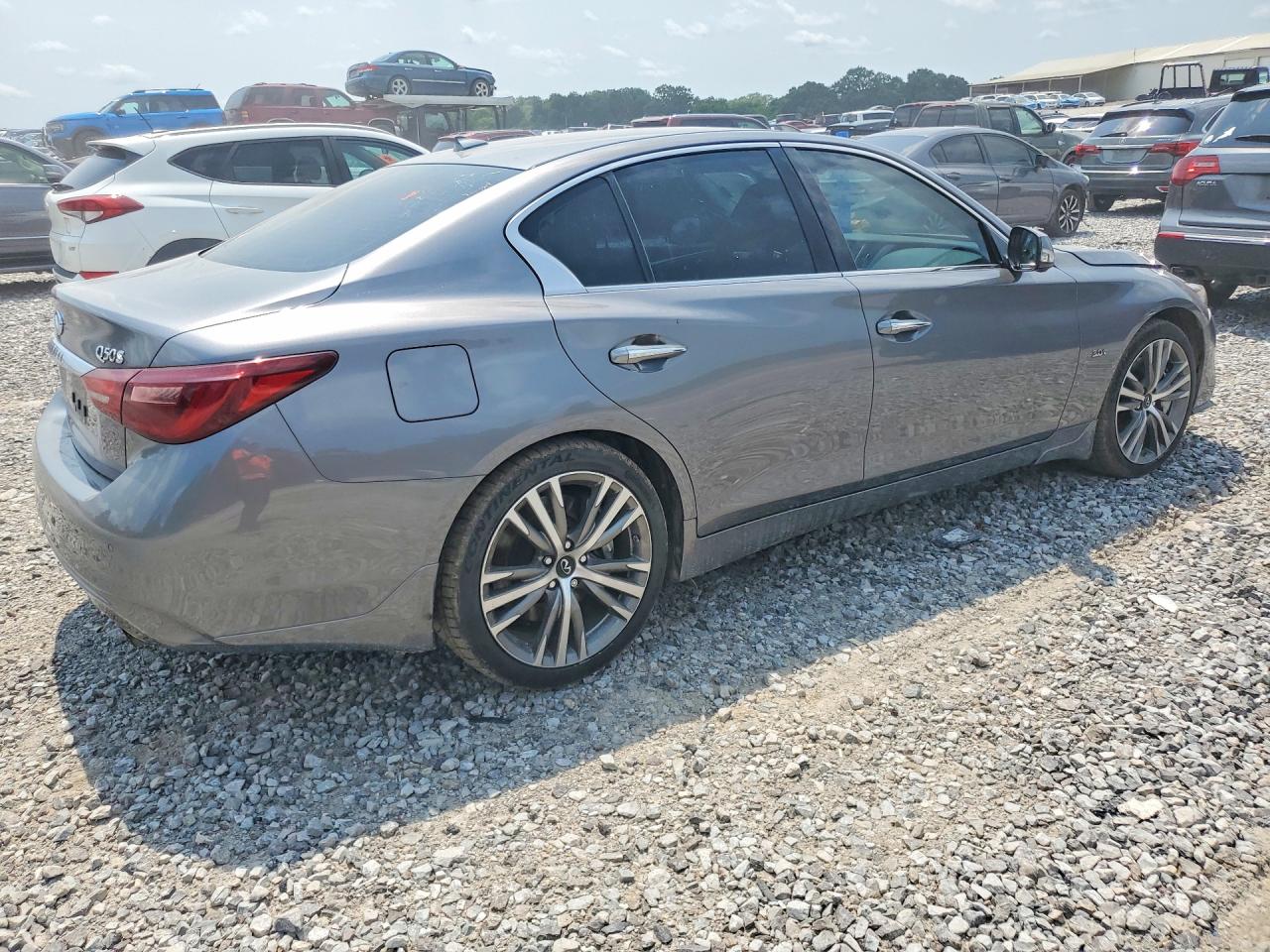 2019 Infiniti Q50 3.0t Sport Silver vin: JN1EV7ARXKM557669