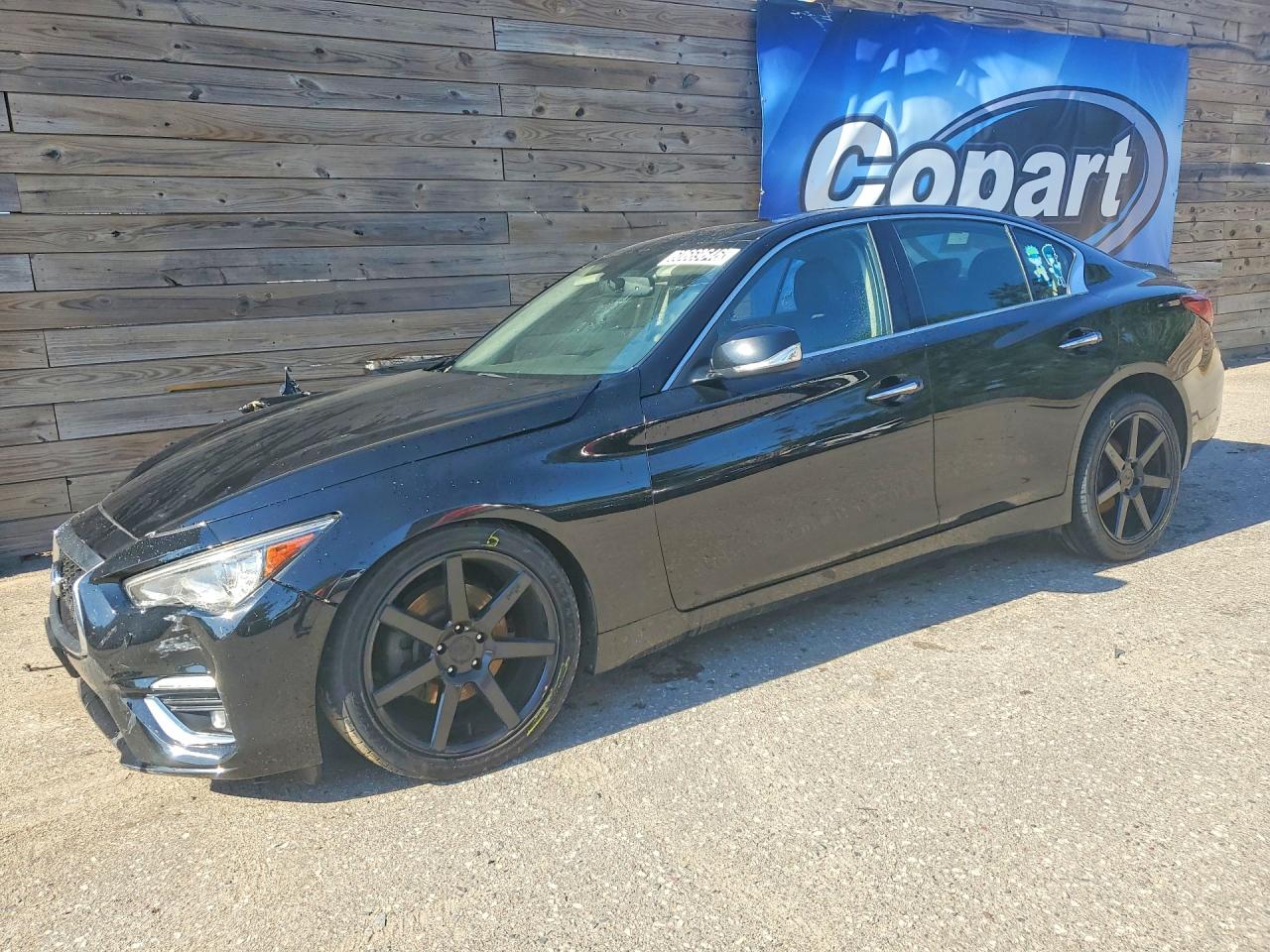 2019 Infiniti Q50 3.0t Luxe Black vin: JN1EV7ARXKM559308