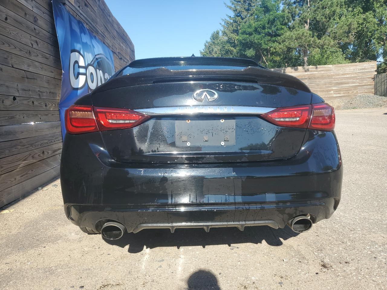 2019 Infiniti Q50 3.0t Luxe Черный vin: JN1EV7ARXKM559308 Damage: Deck Lid, Chipped, 2