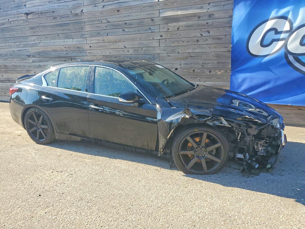 2019 Infiniti Q50 3.0t Luxe Черный vin: JN1EV7ARXKM559308