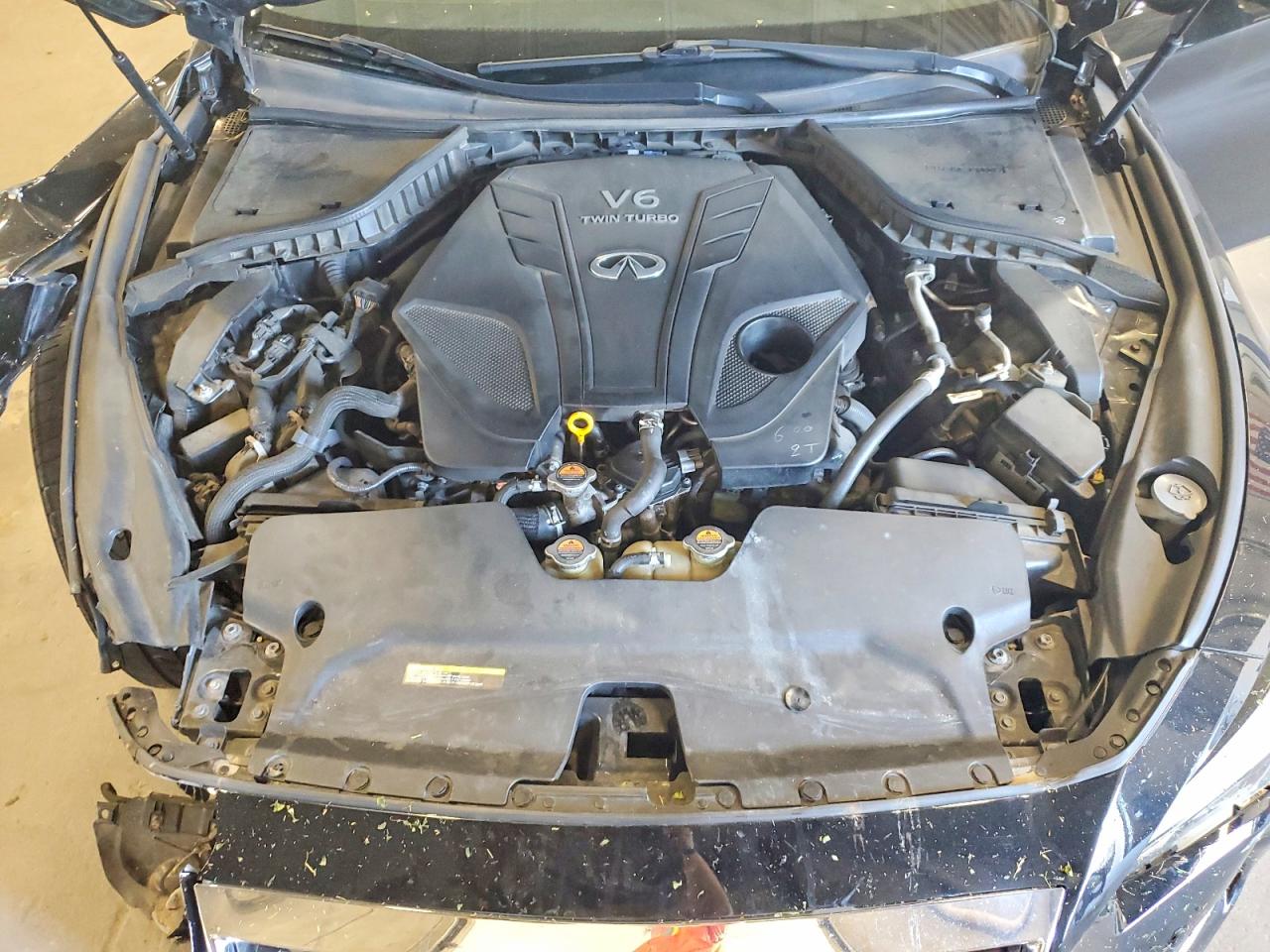 2019 Infiniti Q50 3.0t Luxe Черный vin: JN1EV7ARXKM559308