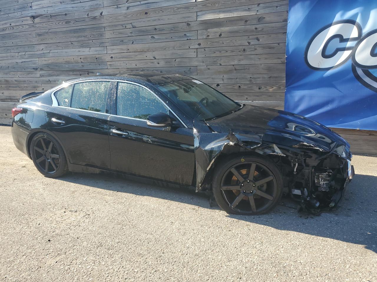 2019 Infiniti Q50 3.0t Luxe Черный vin: JN1EV7ARXKM559308 Damage: Right Rocker Panel, Severe Damage, Replacement Required