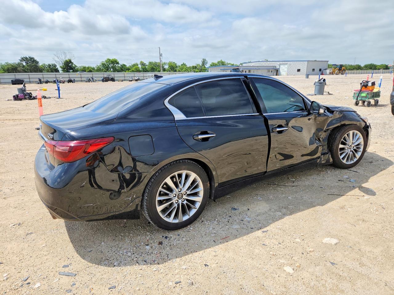 2021 Infiniti Q50 Luxe Black vin: JN1EV7BP0MM700273