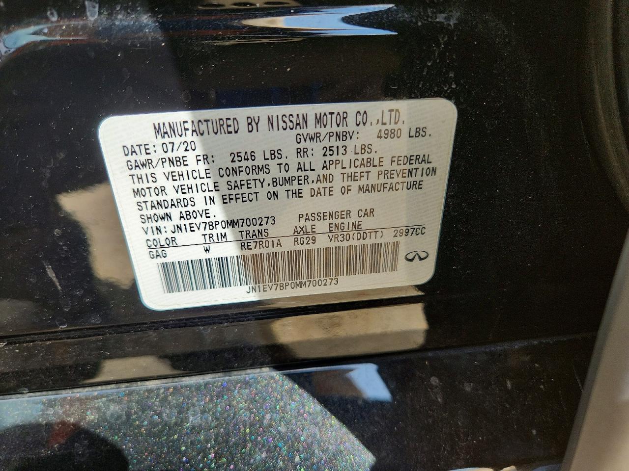 2021 Infiniti Q50 Luxe Black vin: JN1EV7BP0MM700273