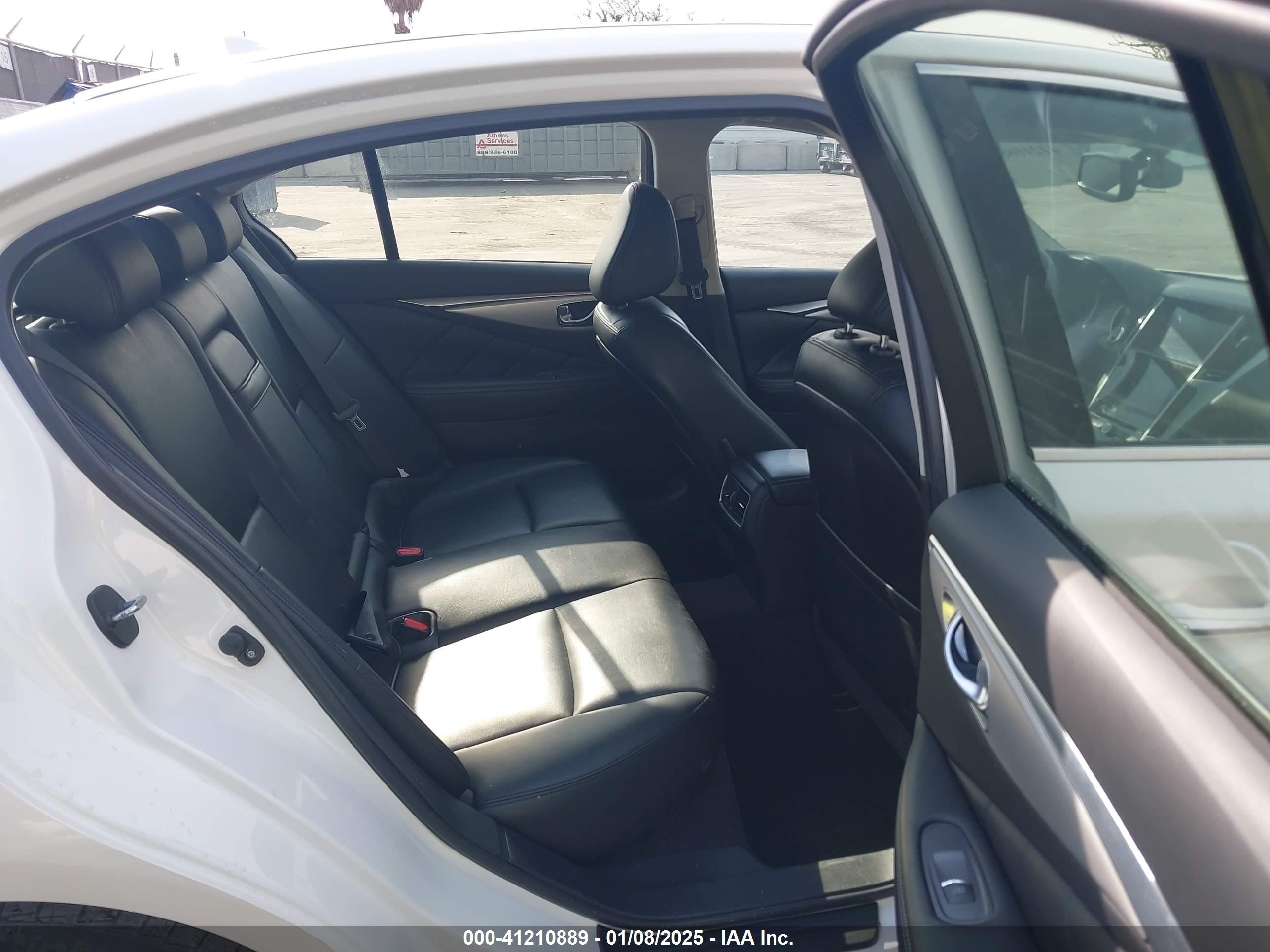 2021 Infiniti Q50 Luxe White vin: JN1EV7BP1MM705630