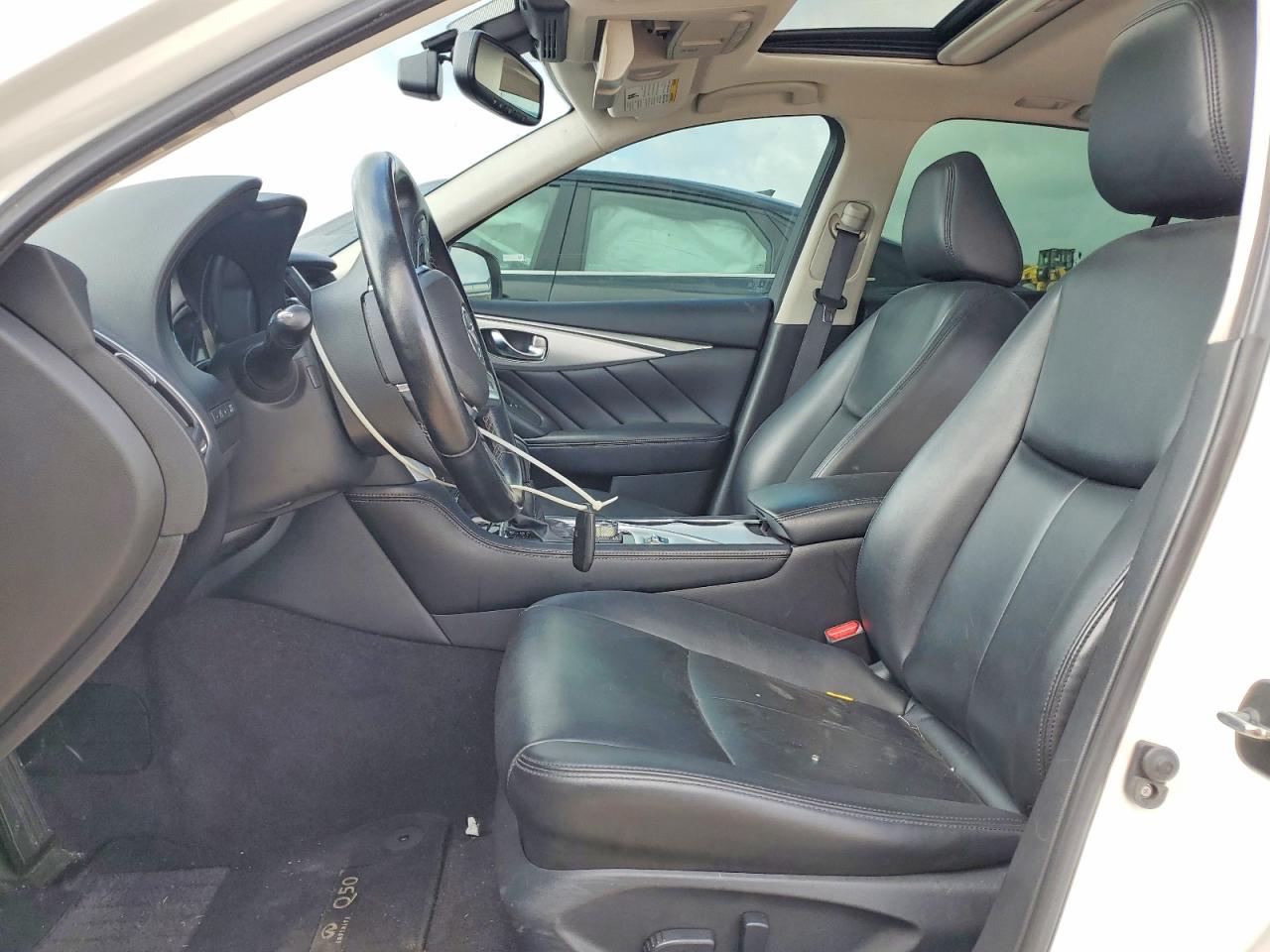 2021 Infiniti Q50 Luxe White vin: JN1EV7BP1MM705630